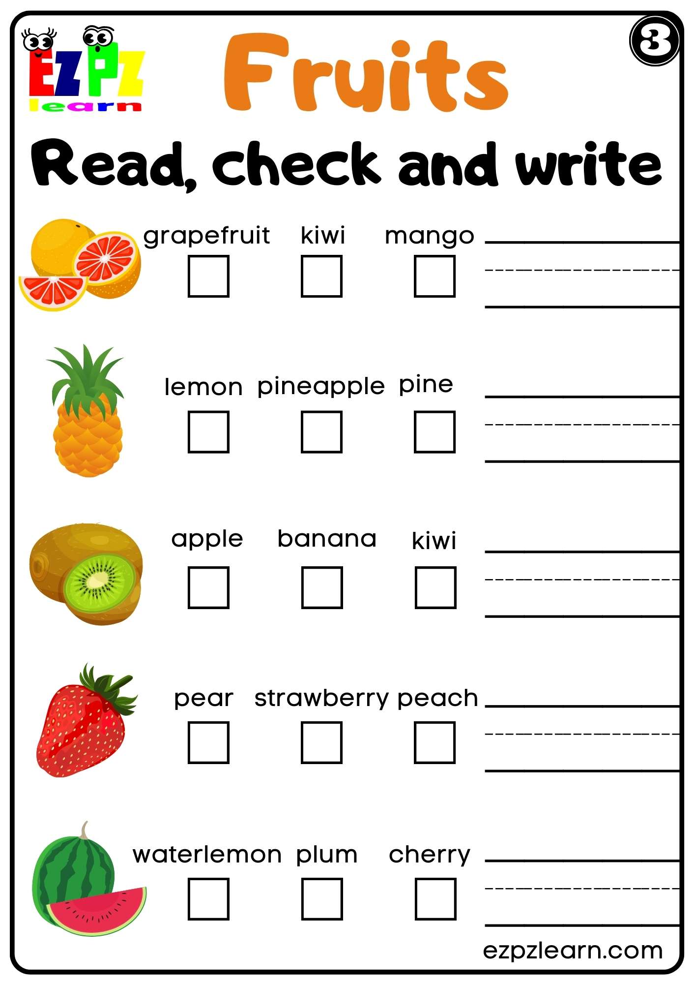 fruits-read-check-and-write-worksheet-set-3-for-k5-kindergarten-and-esl